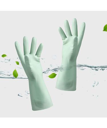 KKRAUS 3 Pairs Cleaning Gloves Reusable Rubber Gloves Kitchen Dishwashing Gloves for Laundry Gardening Waterproof Household Gloves (Color : Green Size : Small) Small Green - Buy Online on GoSupps.com