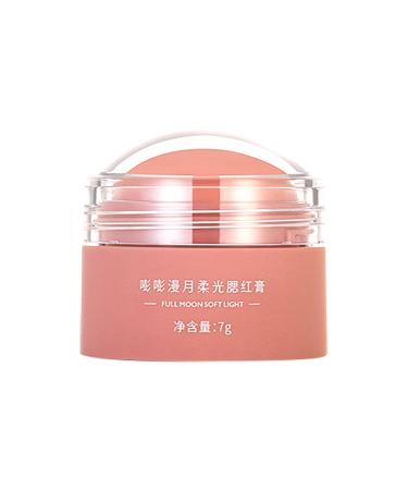 TianWlio blush natural blush silky texture soft powder young girls monochrome powder peach orange blush nude makeup makeup satin blush compact blush