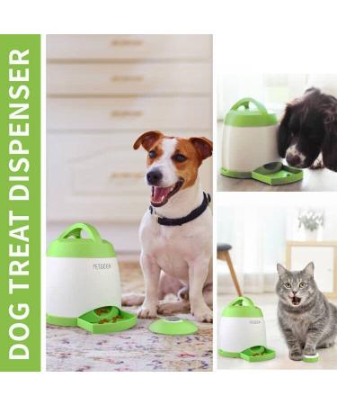 PetGeek Automatic Dog Treat Dispenser - Memory Training Toy - IQ Training Button Feeder - Remote Treat Dispenser - Green - Buy Online on GoSupps.com