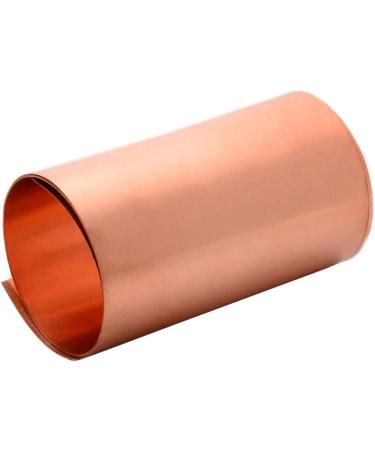 Jonoisax Pure Copper Foil Metal Copper Sheet Plate Cut Material Rolls- General Use DIY Or Contractors 200 * 1000Mm 0.1mm*200mm*1000mm - Buy Online on GoSupps.com