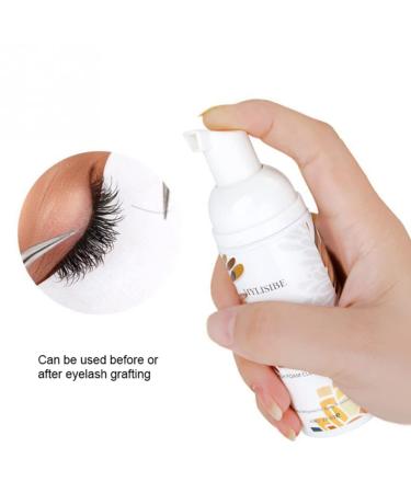 1PC Eyelash Foaming Cleaner Gentle Lash Extension Cleanser & Shampoo Mousse for Perfectly Clean Lashes - Buy Online on GoSupps.com