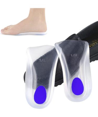 Buy Silicone Cushion Heel Inserts | Extra Soft Shock Absorption for Women | Blister Prevention & Comfort | Medium Size - Clear - Buy Online on GoSupps.com