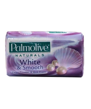 Palmolive Naturals White & Smooth with Pearl Powder & Milk Protein Bar Soap 80 G / 2.8 Oz Bars 3 in a Pack (Pack of 4) 12 Bars Total