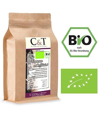 C&T Expresso d caf in caf Biologique Grains Entiers (1000 g) 1 kg (Lot de 1) - Buy Online on GoSupps.com