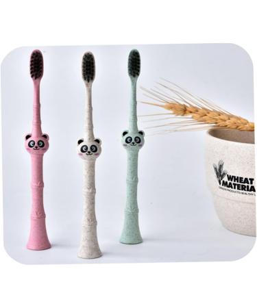 Fomiyes Kids Soft Toothbrush Set - Eco-Friendly Bamboo Coal Bristle for Children | Lightweight & Comfortable - Buy Online on GoSupps.com
