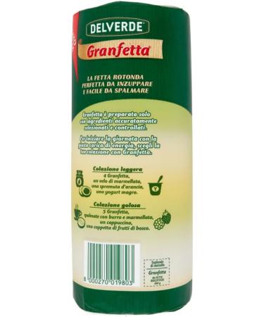 Delverde Granfetta Biscottate Lot of 40 fragrant and light biscuits 3 x 600 g + Italian Gourmet Pulp 400 g - Buy Online on GoSupps.com