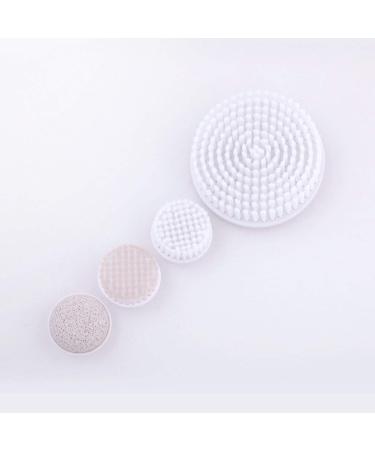 Duvolle Radiance Spin-Care System: Portable Waterproof 7-Inch Face and Body Spin Brush with 4 Heads for Deep Cleansing and Exfoliation - Buy Online on GoSupps.com