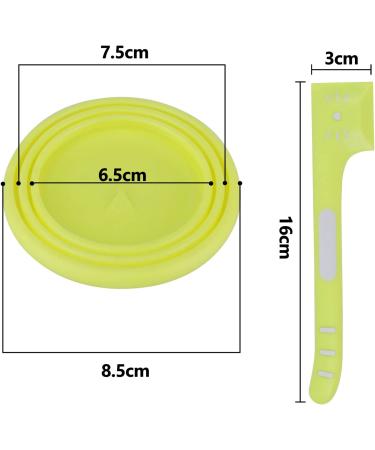 2 Pack Cat Can Covers & Spoons Set - Cute Cat Shaped Lids with Right Angle Spoons - Universal Fit Pet Food Can Tops in Green and Pink - Buy Online on GoSupps.com