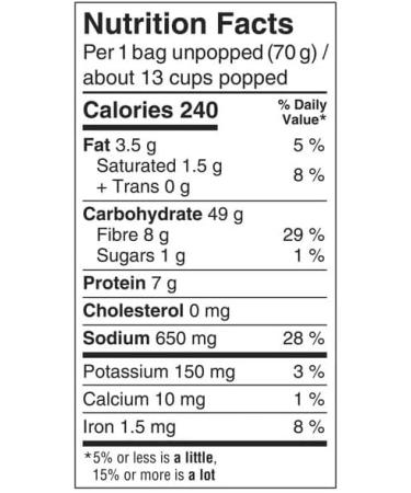 Orville Redenbacher Smart Pop! Popcorn 3 Count (Pack of 1) Smart Pop 210 g (Pack of 1) - Buy Online on GoSupps.com