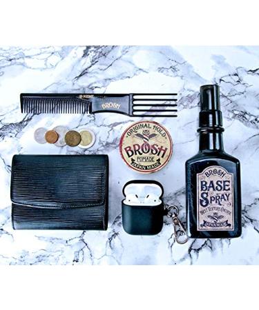 BROSH Original Water-Based Pomade for Men | Extra Firm Hold & Medium Gloss Finish | 1oz Travel Size - Ideal for Styling & Grooming Hair - Buy Online on GoSupps.com