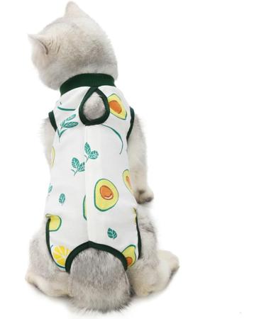 Agoumlux Cat Recovery Bodysuit - Post-Surgery Leakage Protection for Cats | Comfortable Cotton Green | Perfect After Neutering - Buy Online on GoSupps.com