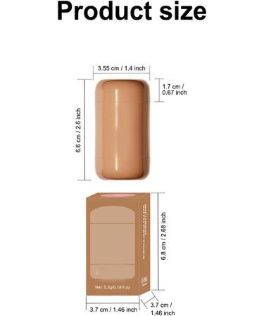 Pocket Blush Stick Multipurpose Long Lasting Smooth Blush Stick 3-in-1 Buildable Natural Matte Blush Stick for Cheeks Eyes and Lips (Toasted Teddy 1) Toasted Teddy 1 count (Pack of 1) - Buy Online on GoSupps.com