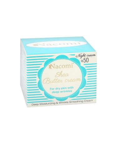 Nacomi Shea Butter Night Cream with Biomimetic Peptide +50 50 ml