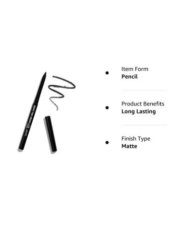 ColourPop SWERVE Matte Black Eyeliner Pencil - 0.2g (0.007 oz) - Buy Online on GoSupps.com