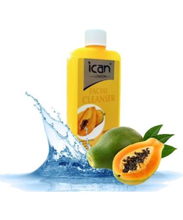 ican London Papaya Vitamin E Enriched Facial Cleanser For Deep Cleansing Smoothing 100ml - Buy Online on GoSupps.com