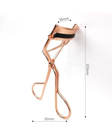 1Pc Rose Gold Eyelash Curler - Portable Metal Tool for Effortless Lash Curling | Beauty & Personal Care Makeup Applicator - Buy Online on GoSupps.com