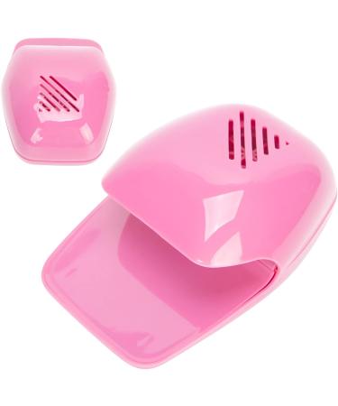 Portable Nail Dryer | Cooling Fan Nail Polish Quick Dryer - Pink | For Household and Salon - Buy Online on GoSupps.com