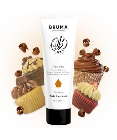 MOQ 110 - BRUMA ALOE VERA SLIDING GEL CUPCAKE FLAVOR - 100 ML