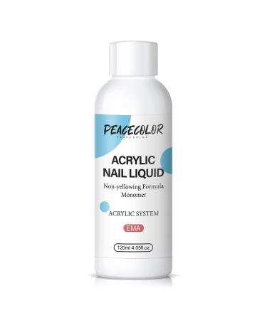 PEACECOLOR Manicure Kit Acrylic Liquid Nail 120ML Professional Acrylic Liquid Monomer EMA PB01-012