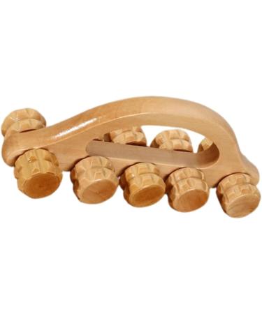 GLEAVI 4pcs Wooden Roller Massage Tools | Soothing Neck Massagers for Relaxation & Pain Relief - International Shipping Available - Buy Online on GoSupps.com