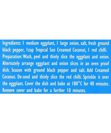 Tropical Sun Premium Creamed Coconut 200g Pack of 3 - Buy Online on GoSupps.com