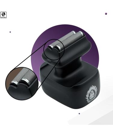 Skull Shaver One Lion Silver Pro - Precision Men's Shaving | Japanese Stainless Steel | Wet/Dry Cordless Electric Shaver - Buy Online on GoSupps.com