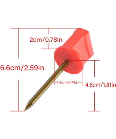20Pack Archery Target Pins 2.5inch Target Nails for Holding Target Face/Paper on Foam Straw Targets - Buy Online on GoSupps.com
