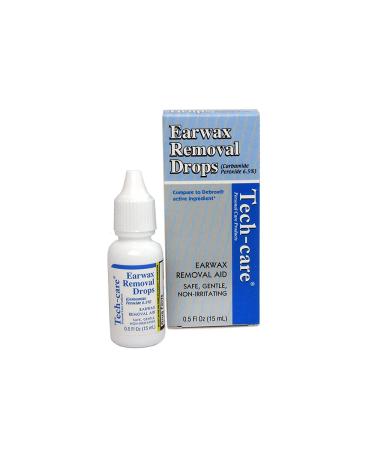 Tech-care Ear Wax Removal Drops 0.5 oz Bottle