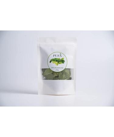 Pufa Dried Kaffir Lime Leaves - Premium Natural Lime Tree Leaves for Panang Curry, Roast Chicken, Soups, 0.5 Oz Resealable Bag - Non-GMO, Chemical-Free - Buy Online on GoSupps.com