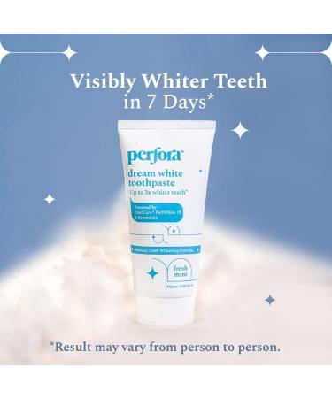 Teeth Whitening Toothpaste - 150g SLS Free Vegan-Friendly Gel for Kids & Adults No Artificial Sweeteners Fresh Mint Flavor - Made Safe Certified - Buy Online on GoSupps.com
