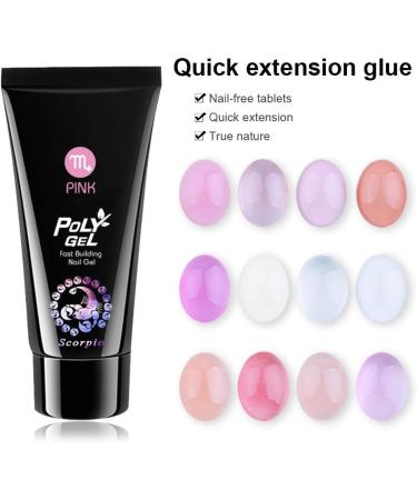 Nails Extension Gel Jelly powder Acrylic Extension Trial Nail Tool Sets for Salon and Home - Buy Online on GoSupps.com