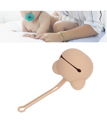 Bear Shaped Silicone Pacifier Storage Box for Newborns - Travel Holder & Accessories in Coffee Color - Buy Online on GoSupps.com