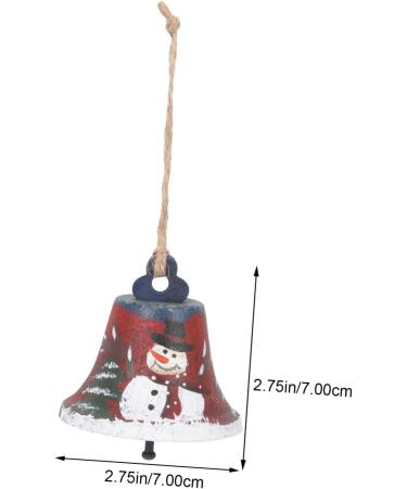 Shop Wrought Iron Abaodam Bell Pendants | Christmas Decorations & Artificial Flower Garlands | 7x7cm Metal Ring - Buy Online on GoSupps.com