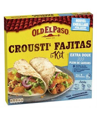 OLD EL PASO - Kit Crousti Sans Piment 521G - Lot De 3