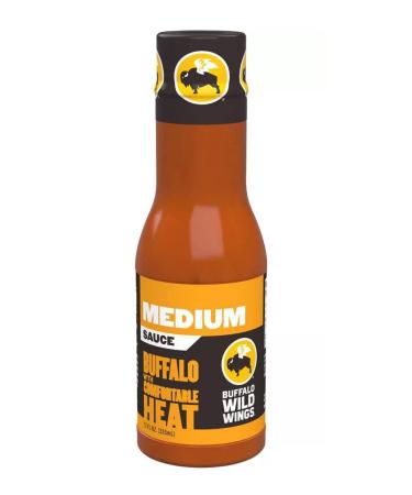 Al Amin Foods Medium Sauce Buffalo with Comfortable Heat - 1 Bottle 12 fl.oz ( 355g) . By Buffalo Wild Wings