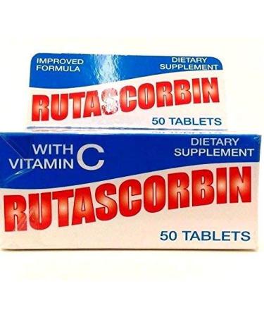 Rutascorbin with Vitamin C 50 Tablets