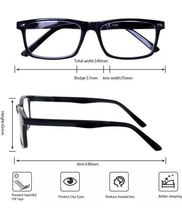 Reading Glasses Set of 5 Mix Quality Readers for Men and Women - Spring Hinge, Includes Sun Readers - 4.0x Magnification - Buy Online on GoSupps.com