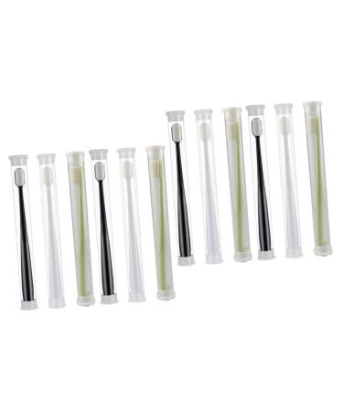 Minkissy 12 Stk nano toothbrush for pregnant wavy toothbrush rubber toothbrush oral micro toothbrush nano toothbrush toothbrush ultra-bristles bristles accessories household captivity