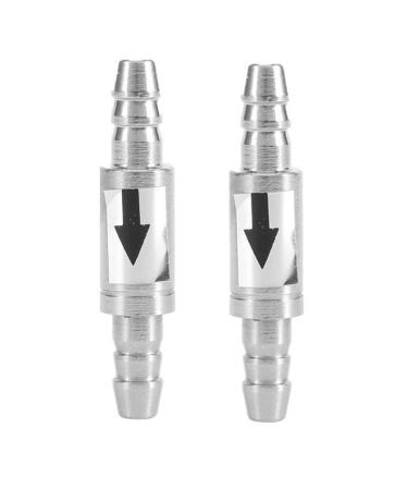 Nikou 2st stainless steel one-way ratio valve for anti-back backlog Non-return Air CO2 line 4 / 6mm hoses regulator diffuser in aquarium system