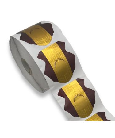 500 Modelling Stencils Gold-Brown Squoval MS-21