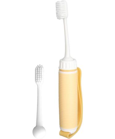Adjustable Soft Brush Toothbrush with Interchangeable Head & Handle - No-Slip Design for Home Use - Buy Online on GoSupps.com