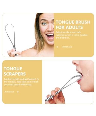 Buy Portable Tongue Scrapers for Adults | Breath Freshening Oral Care Tools | International Shipping Available - Buy Online on GoSupps.com