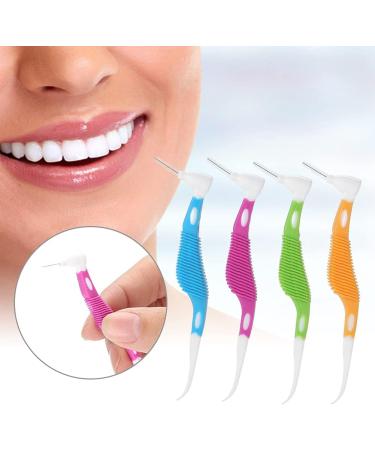 Soft Interdental Brushes Set | 8 pcs Dental Care Tools for Braces Bridges & Oral Hygiene - Dispo Tootfor HPIcks - Buy Online on GoSupps.com