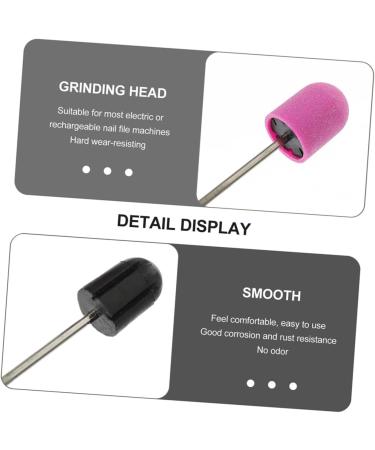 Ipetboom 1 Set Nail Sand Cap Tool Nail Polish Drills Drill Bits Nail Art Polishing Caps Nail Drill Bit Cuticle Drill Bit Nail Grinding Head Nail Sanding Cap Pedicure Polisher Purple Plastic 2.00X1.50X1.50CM Purple - Buy Online on GoSupps.com