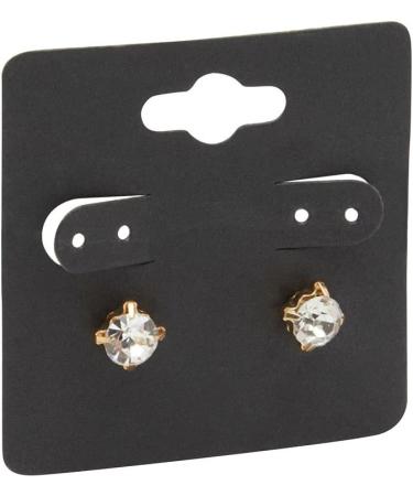 Earring Display Card Holders - 2x2 Black (200 Pack) for Jewelry Ear Studs - Buy Online on GoSupps.com