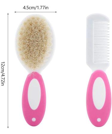 Lightweight Baby Brush Comb Set for Newborns and Toddlers - Red - Buy Online on GoSupps.com