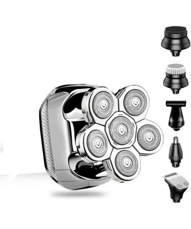 GeRRiT Electric Razor for Men | 5-in-1 Waterproof Bald Head Shaver & Cordless Grooming Kit - Buy Online on GoSupps.com