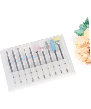 minkissy Nail Drill Kit Diamond Cuticle Nail Bits Nail Drills for Acrylic Nails Nail Drill Bits for Acrylic Nails Manicure Drill Bits Diamond Nail Drill Bit Tungsten Steel Grinding Head medium Picture 1 - Buy Online on GoSupps.com