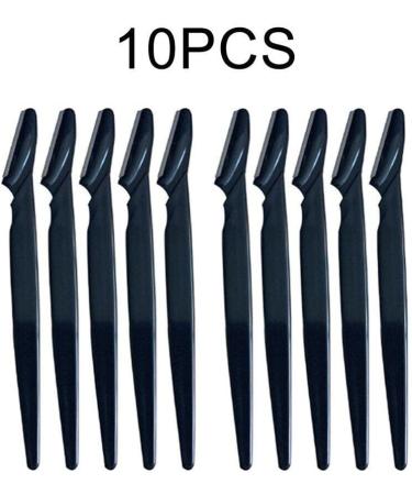 10pcs Eyebrow Razor & Blades - Face Hair Removal Shaver | Makeup Beauty Tools - Fast International Shipping - Buy Online on GoSupps.com