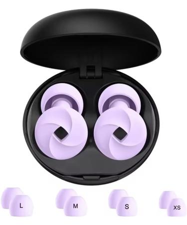 Ear Plugs for Sleeping Noise Cancelling-NRR 33db- Noise Reduction Easy sleep Silicone EarPlugs for Sound Insulation Hearing protection Earplugs concert work 8 Ear Tips with carry case Turquoise (Purple One Size) Purple One Size - Buy Online on GoSupps.com